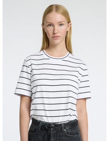 SLFESSENTIAL SS STRIPED BOXY TEE NOOS