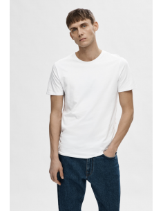SLHNEWPIMA SS O-NECK TEE NOOS