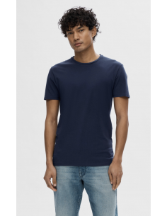 SLHNEWPIMA SS O-NECK TEE NOOS 2