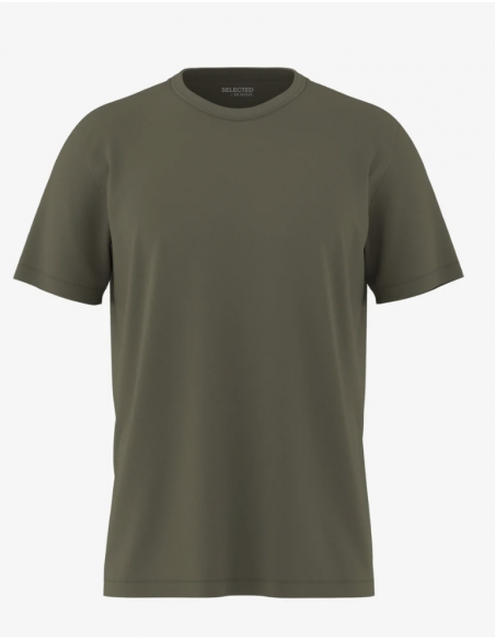 SLHNEWPIMA SS O-NECK TEE NOOS