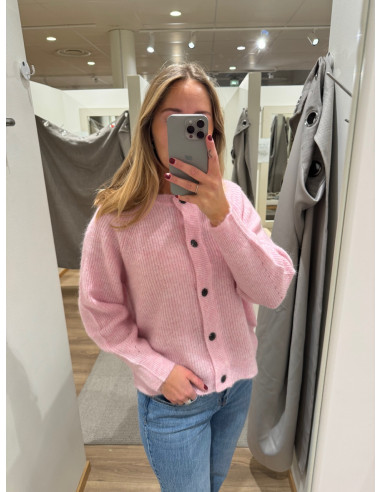 SLFLULU LS KNIT SHORT CARDIGAN