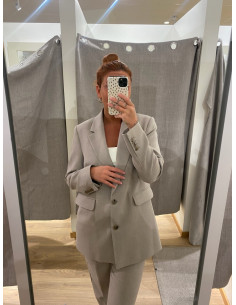 SLFRITA LS RELAXED BLAZER MEL NOOS