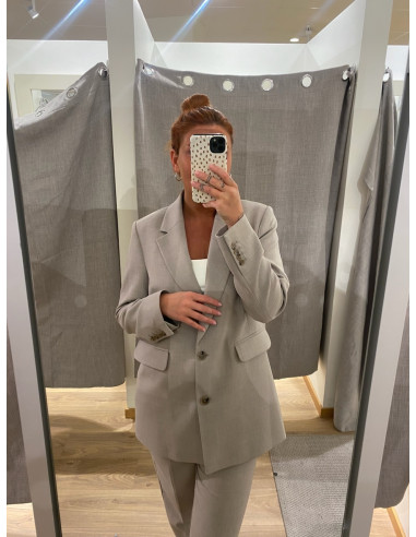 SLFRITA LS RELAXED BLAZER MEL NOOS