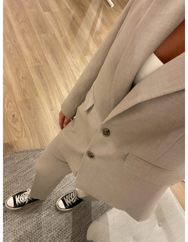 SLFRITA LS RELAXED BLAZER MEL NOOS