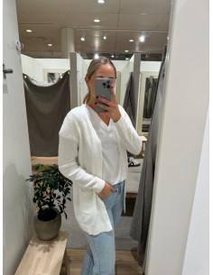 VIDALO L/S KNIT CARDIGAN- NOOS