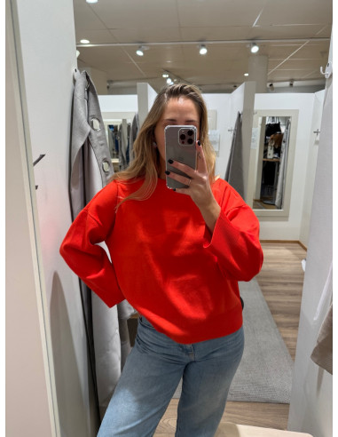 OBJELLY L/S OZ O-NECK KNIT