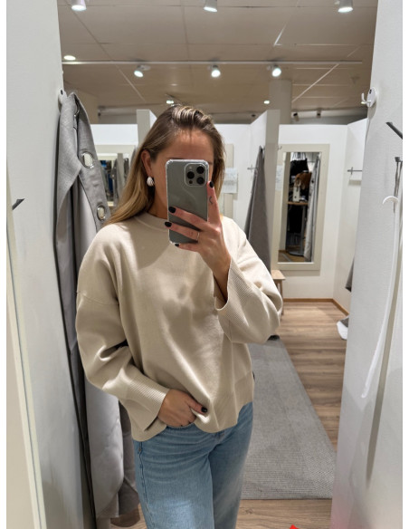 OBJELLY L/S OZ O-NECK KNIT