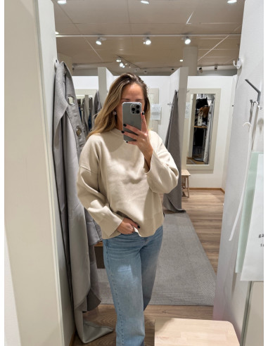 OBJELLY L/S OZ O-NECK KNIT