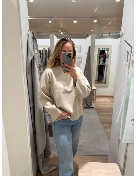 OBJELLY L/S OZ O-NECK KNIT