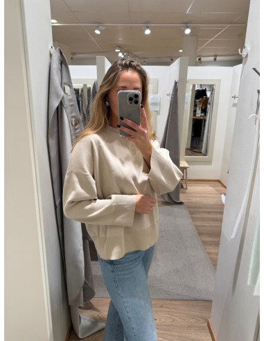 OBJELLY L/S OZ O-NECK KNIT