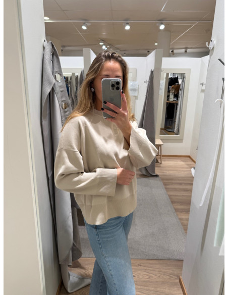 OBJELLY L/S OZ O-NECK KNIT