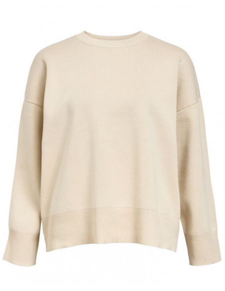 OBJELLY L/S OZ O-NECK KNIT