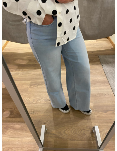 ONLMADISON BLUSH HW WIDE DNM NOOS