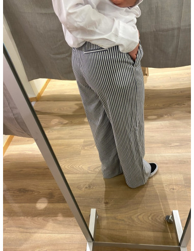 OBJLISA WIDE PANT AOP NOOS