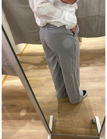 OBJLISA WIDE PANT AOP NOOS