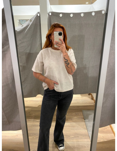 SLFMALINE-LILIANA 2/4 KNIT O-NECK NOOS