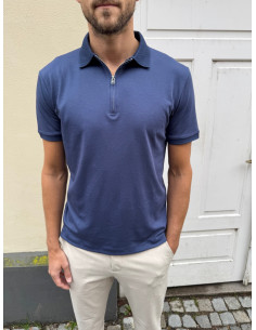 SLHFAVE ZIP SS POLO NOOS