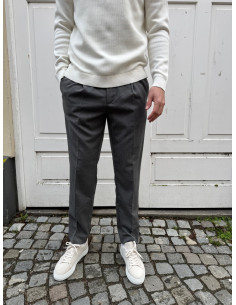 SLH190-REG TAPERED LEROY PLEAT PANT NOOS