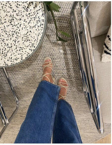 Duffy sandalett med remmar