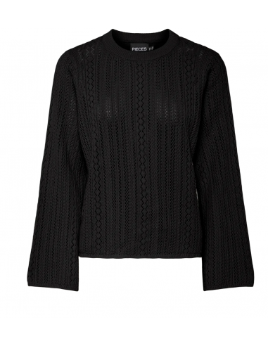 PCNUKA LS O-NECK KNIT NOOS