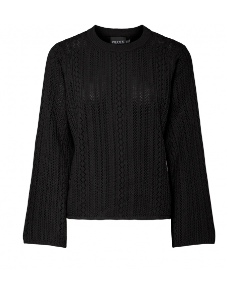 PCNUKA LS O-NECK KNIT NOOS