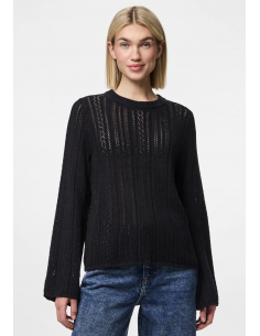 PCNUKA LS O-NECK KNIT NOOS