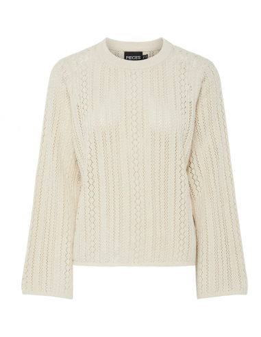 PCNUKA LS O-NECK KNIT NOOS