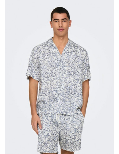ONSDASH LIFE REG AOP SS RESORT SHIRT