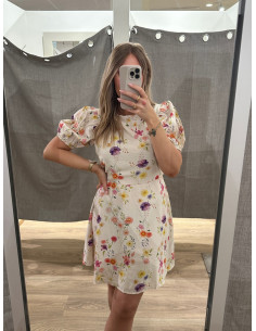 VIALINIA BOATNECK 2/4 SHORT DRESS 2