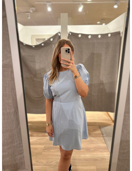 VIALINIA BOATNECK 2/4 SHORT DRESS