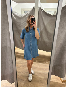 OBJFRAME 2/4 RE DENIM DRESS