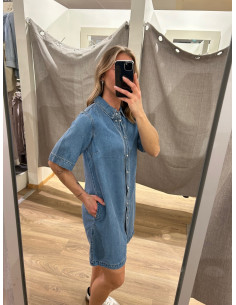 OBJFRAME 2/4 RE DENIM DRESS 2