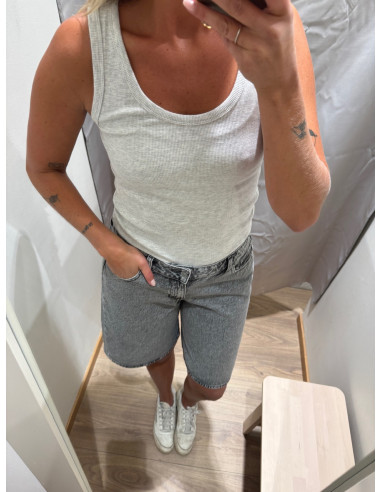 JXLAURA LONG MW DENIM SHORTS