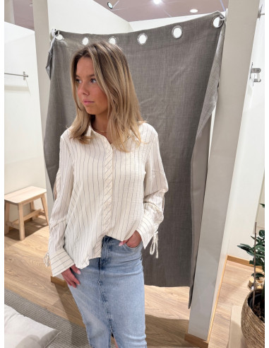 VMEMMA LS TIE SLEEVE SHIRT