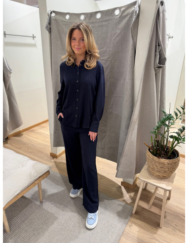 JDYSAY HW LINEN WIDE PANT