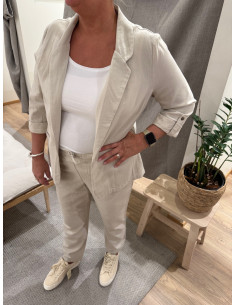 VMJESMILO 3/4 LOOSE BLAZER WVN GA NOOS