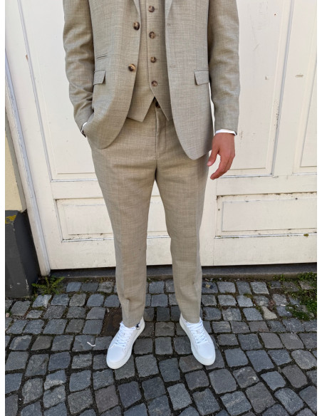 SLHSLIM-OASIS LINEN TRS NOOS