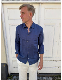 SLHREGKYLIAN-LINEN SHIRT LS CLASSIC