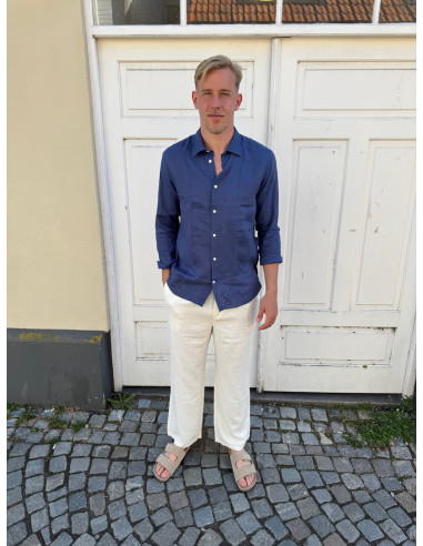 SLHREGKYLIAN-LINEN SHIRT LS CLASSIC