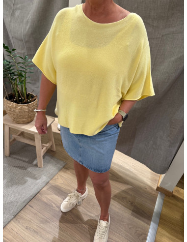 OBJELLEN HW SHORT DENIM SKIRT