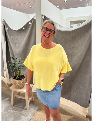 OBJELLEN HW SHORT DENIM SKIRT