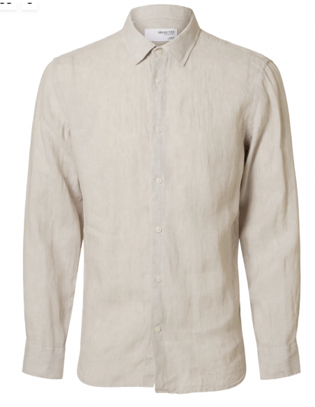 SLHREGKYLIAN-LINEN SHIRT LS CLASSIC