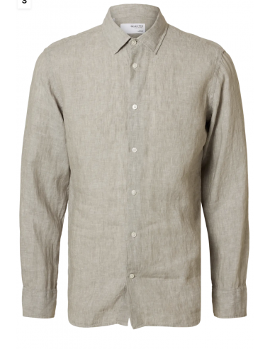SLHREGKYLIAN-LINEN SHIRT LS CLASSIC
