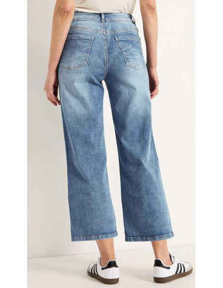 Stella wide ancle denim jeans