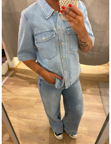 ONLBELLE S/S SHIRT DNM