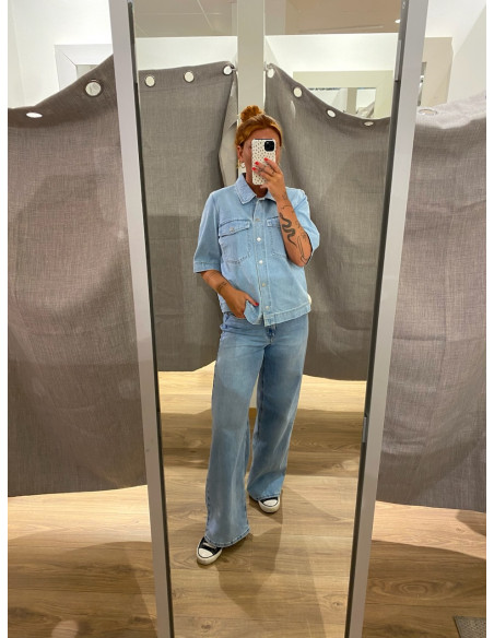 ONLBELLE S/S SHIRT DNM