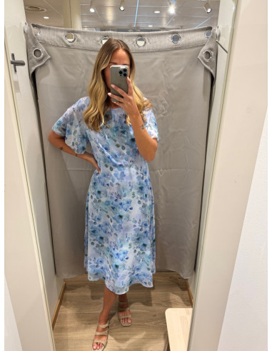 Bardot chiffon dress