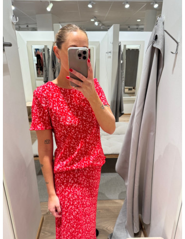 PCFLORA SS O-NECK TOP