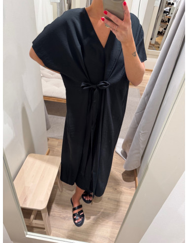 SLFLINA SS ANKLE WRAP DRESS