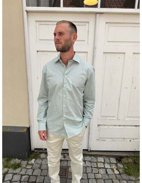 SLHREGLUX POPLIN LS SHIRT SPREAD